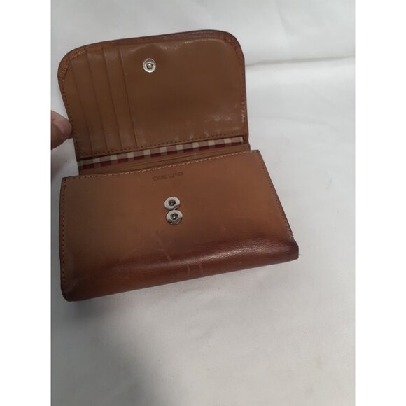 Vtg Dockers  Women's Wallet, Brown Genuine Leather Small, Trifold - Picture 3 of 6